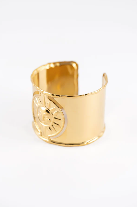 Gold Sun Opening CUFF WRISTWEAR